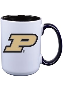 Purdue Boilermakers Inner Color Ceramic Mug - White