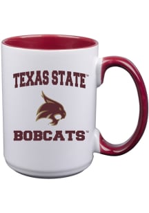 Texas State Bobcats Arches Ceramic Mug - White