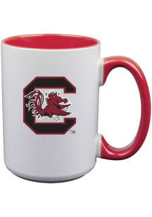 South Carolina Gamecocks Inner Color Ceramic Mug - White