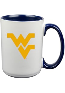 West Virginia Mountaineers Inner Color Ceramic Mug - White