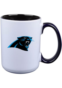 Carolina Panthers Inner Color Ceramic Mug - White