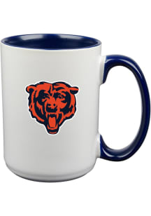 Chicago Bears Inner Color Ceramic Mug - Navy Blue