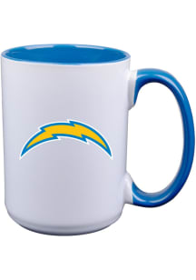 Los Angeles Chargers Inner Color Ceramic Mug - White