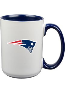 New England Patriots Inner Color Ceramic Mug - White