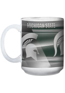 Michigan State Spartans shadow design Ceramic Mug - Green