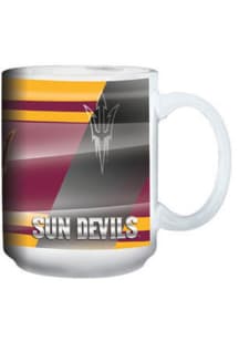Arizona State Sun Devils shadow design Ceramic Mug - Red