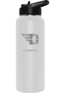 Dayton Flyers Grandpa 34oz Stainless Steel Bottle - White