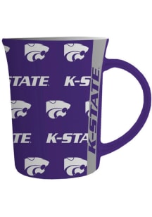 K-State Wildcats 15 oz Line Up Ceramic Mug - Purple