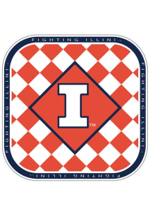 Illinois Fighting Illini 8 Pack Paper Plates