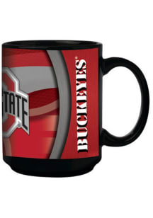 Ohio State Buckeyes 15 oz. Ceramic Mug - Red