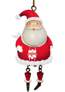 Nebraska Cornhuskers Festive Design Graphic Ornament - Red