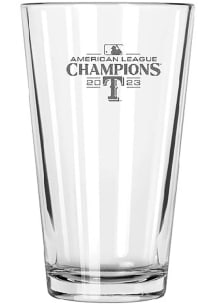 Texas Rangers 2023 ALCS Champs 16oz Etched Pint Glass - Blue