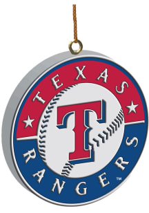 Texas Rangers 3D Logo Ornament Ornament - Blue