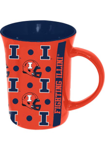 Illinois Fighting Illini 15oz Ceramic Ceramic Mug - Orange