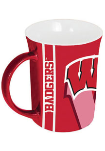 Wisconsin Badgers 15oz Reflective Ceramic Mug - Red