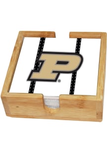Purdue Boilermakers Set of Four Coaster - Gold