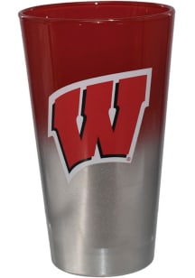 Wisconsin Badgers two tone design Pint Glass - Red