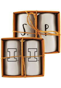 Illinois Fighting Illini Artisan S/P Shaker Salt and Pepper Set