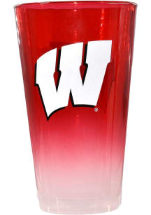 Wisconsin Badgers Ombre Pint Glass - Cardinal