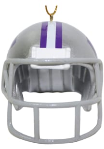 K-State Wildcats helmet shaped Ornament - Purple