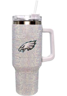 The Memory Company Philadelphia Eagles 40oz Bling Stainless Steel Tumbler - Midnight Green