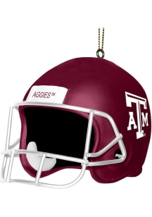 Texas A&M Aggies helmet shaped Ornament - Maroon