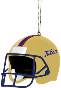 Tulsa Golden Hurricane helmet shaped Ornament - Gold