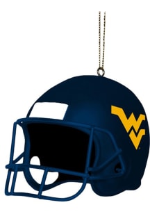 West Virginia Mountaineers helmet shaped Ornament - Gold