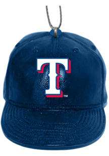 Texas Rangers Baseball Cap shaped Ornament - Blue