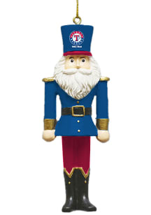Texas Rangers Nutcracker Design Ornament - Blue
