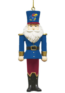 Kansas Jayhawks Nutcracker Ornament - Crimson