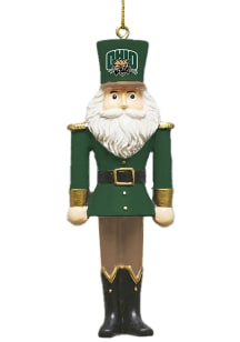 Ohio Bobcats Nutcracker Ornament - Green