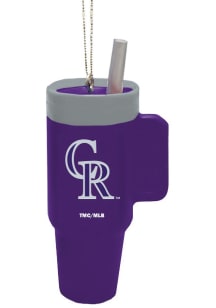 Colorado Rockies Colossal Ornament - Purple