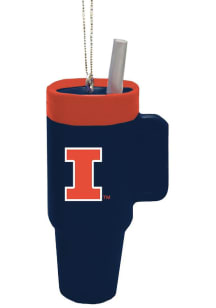 Illinois Fighting Illini Colossal Ornament - Orange