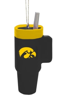 Iowa Hawkeyes Colossal Ornament - Black