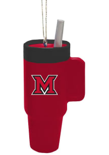 Miami RedHawks Colossal Ornament - Red