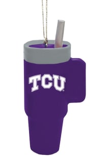 TCU Horned Frogs Colossal Ornament - Purple