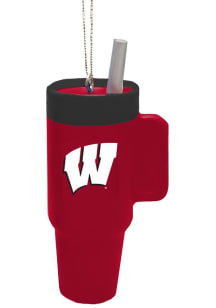 Wisconsin Badgers Colossal Ornament - Cardinal