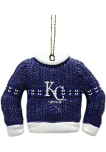 Kansas City Royals Ugly Sweater Ornament - Blue