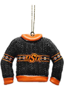 Oklahoma State Cowboys Ugly Sweater Ornament - Orange