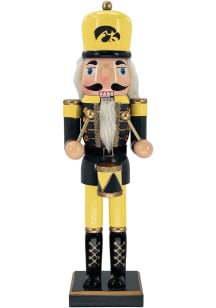 Iowa Hawkeyes 14" Nutcracker Decor