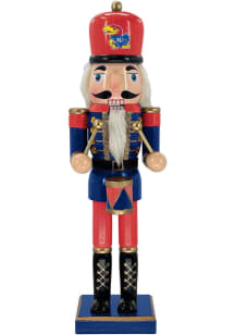 Kansas Jayhawks 14" Nutcracker Decor