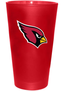 Arizona Cardinals 16 oz Frosted Color Logo Pint Glass - Red