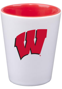 Wisconsin Badgers 2 oz Ceramic Shot Glass