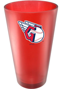 Cleveland Guardians Color Frosted Pint Pint Glass - Red