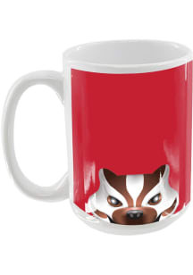 Wisconsin Badgers 15oz Preston Ceramic Mug - Cardinal