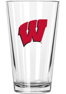 Wisconsin Badgers 16oz Pint Color Pint Glass - Cardinal