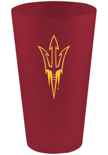 Arizona State Sun Devils 16oz Frosted Pint Color Pint Glass - Maroon