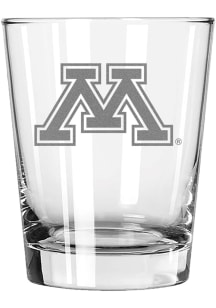 Minnesota Golden Gophers 15oz Etched Logo Rock Glass - Maroon