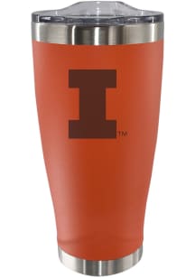 The Memory Company Illinois Fighting Illini 20oz Stainless Steel Etched Stainless Steel Tumbler -..